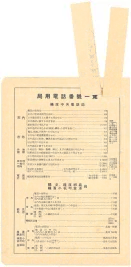 昭和12年4月1日現在横浜市電話番号簿 0007ページのサムネイル