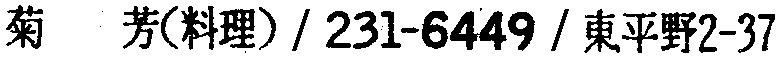 昭和38年2月1日現在大阪市50音別電話番号簿 269ページ OCR切り出し 294